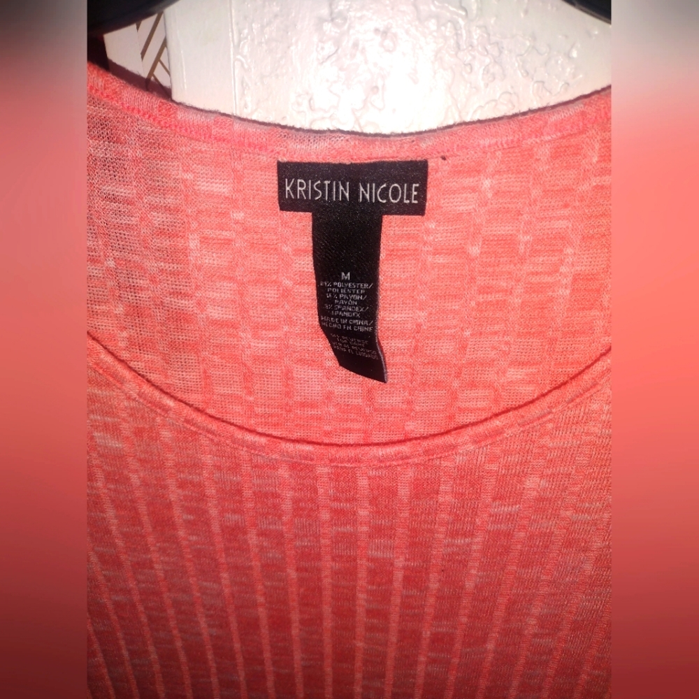 Coral dress
